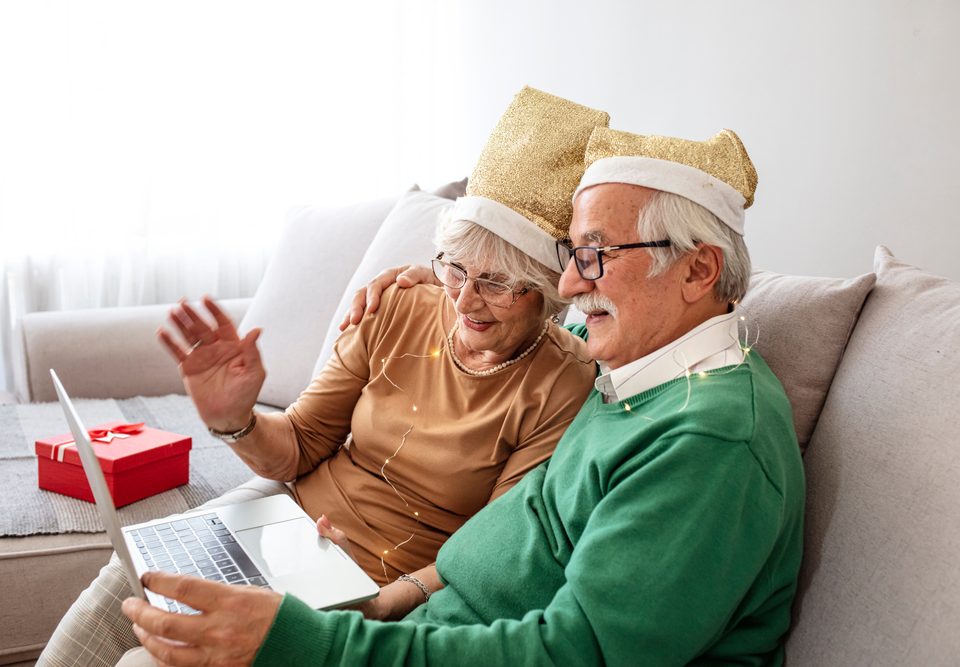 3 senior virtual holiday party